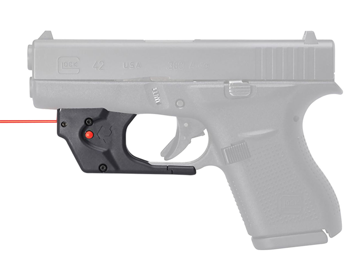 Viridian 9120014 Red Laser Sight E-Series Glock 42 43 43X 48 Trigger Guard Mounted Black