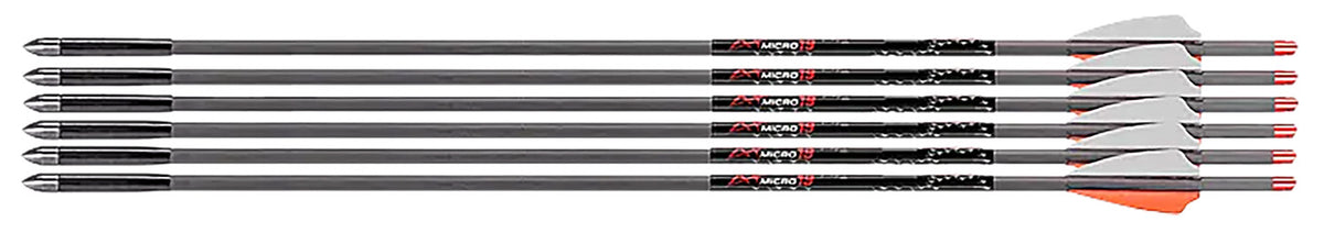 Axe Crossbows AX10003 Axe 440 Aluminum Nock Crossbow Bolts Gray/Orange/White 19" 6-Pack