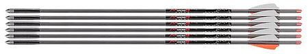 Axe Crossbows AX10003 Axe 440 Aluminum Nock Crossbow Bolts Gray/Orange/White 19" 6-Pack