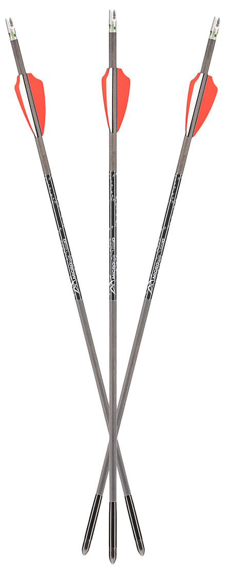 Axe Crossbows AX10004 Axe 440 Bolts and Lighted Nock Combo Gray/Orange/White 19" 3 Pack