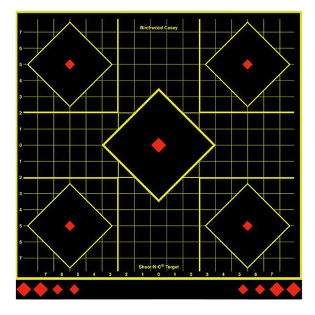 Birchwood Casey Shoot-N-C Sight-In 17.75 Inch Reactive Target 100pk