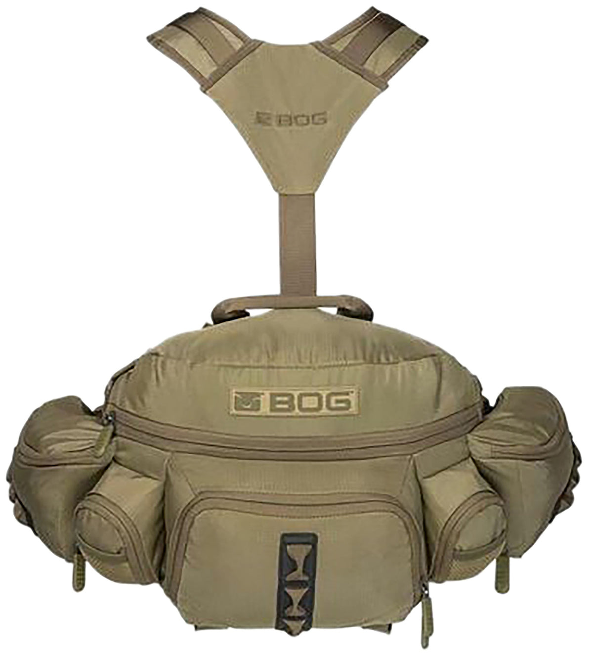Bog-Pod 1159190 Ultimatum Fanny Pack OD Green Ripstop Nylon with Hip Pockets 1000ci