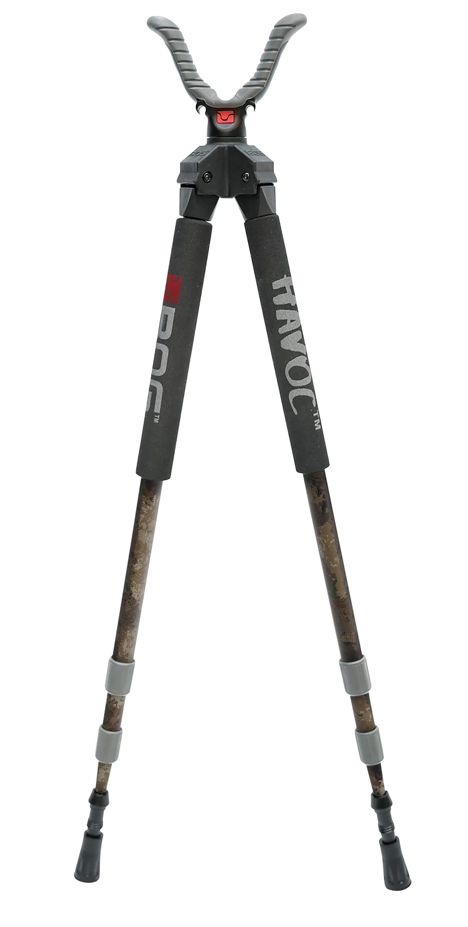Bog-Pod Havoc Series Bipod Alpine Green Aluminum with Foam Grip 21 to 50 Inch