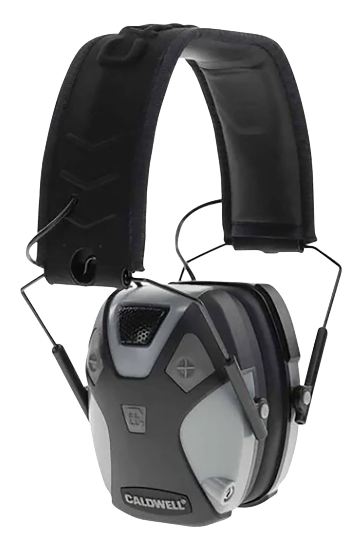 Caldwell E-Max Pro Low-Profile Electronic Earmuff 23 dB Over-the-Head Gray/Black Adult