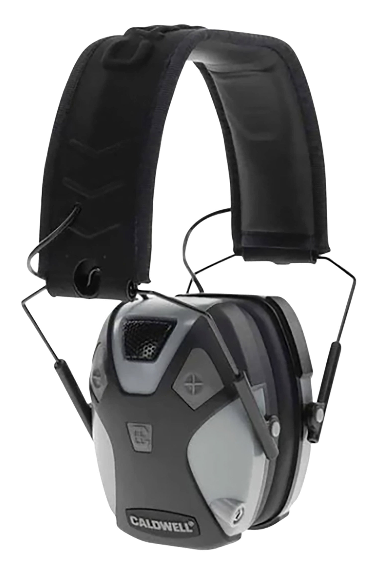 Caldwell E-Max Pro Low-Profile Electronic Earmuff 23 dB Over-the-Head Gray/Black Adult