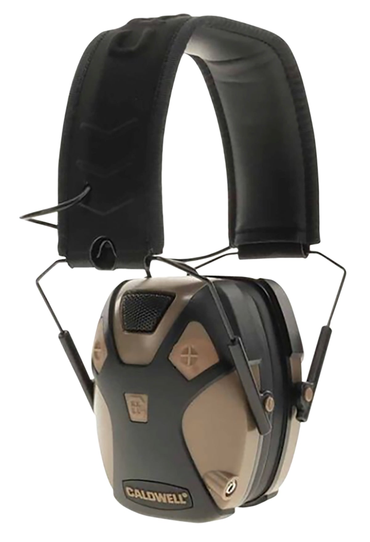 Caldwell E-Max Pro Low-Profile Electronic Earmuff 23 dB Over-the-Head FDE/Black Adult