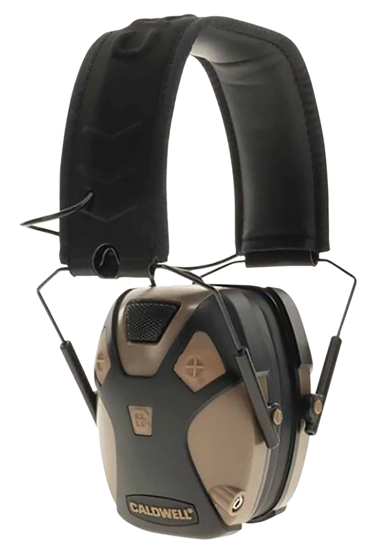 Caldwell E-Max Pro Low-Profile Electronic Earmuff 23 dB Over-the-Head FDE/Black Adult