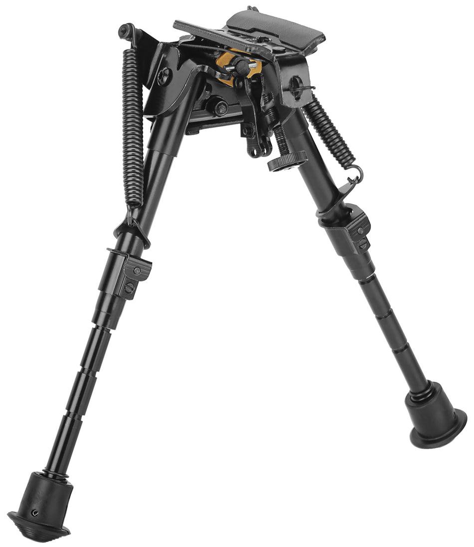 Caldwell XLA Pivot Aluminum Bipod 13.5"-27" Black Quick-Deploy Legs