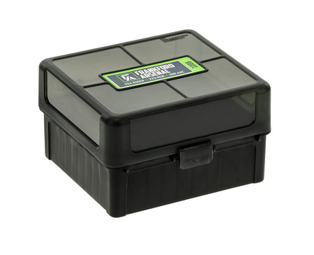 Frankford Arsenal 1083799 Black Polymer Hinge-Top Ammo Storage Box 223Cal/300WinMag 100rd