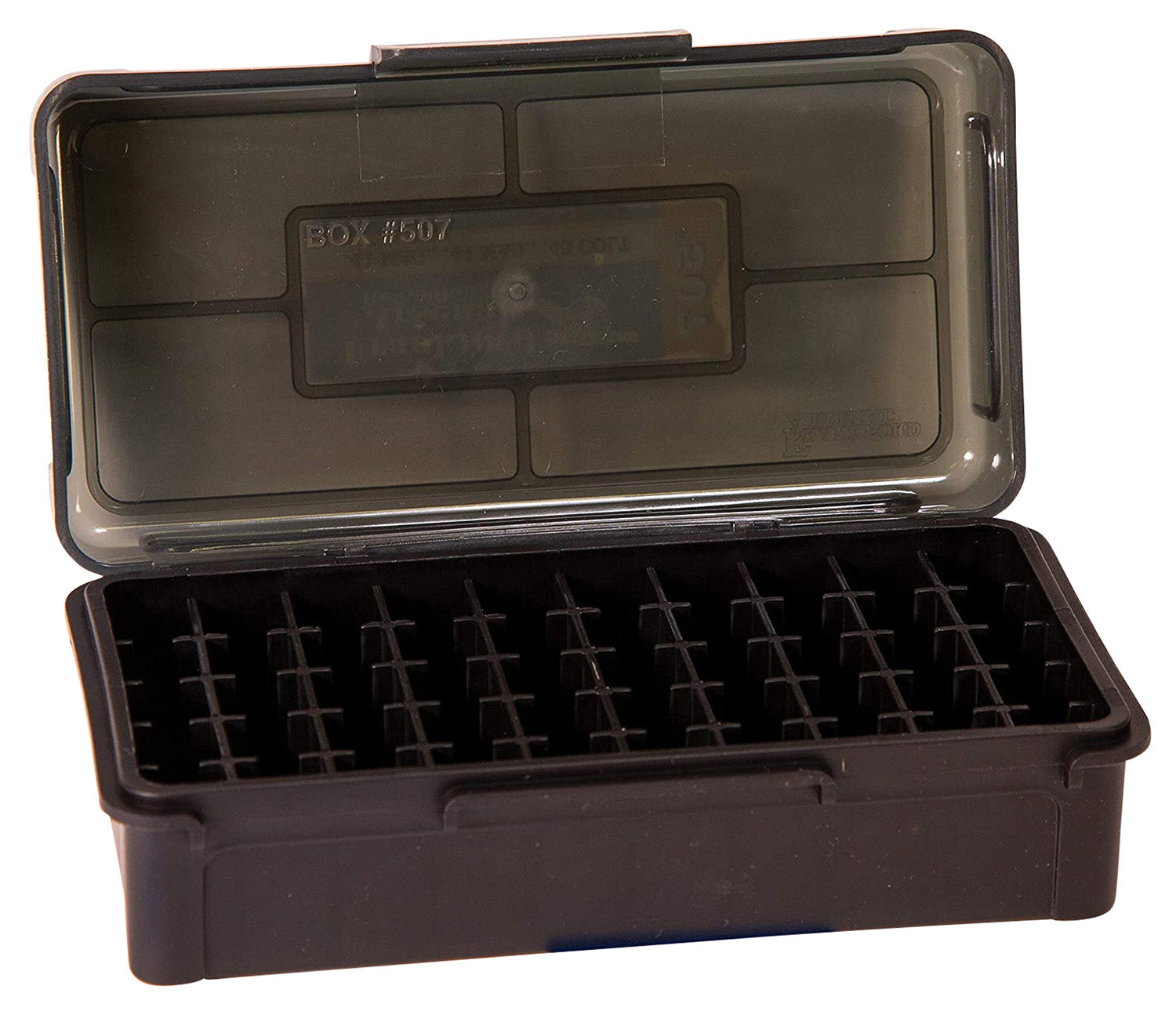 Frankford Arsenal Polymer Hinge-Top Ammo Box 308/243/6.5 Cal Black 50rd