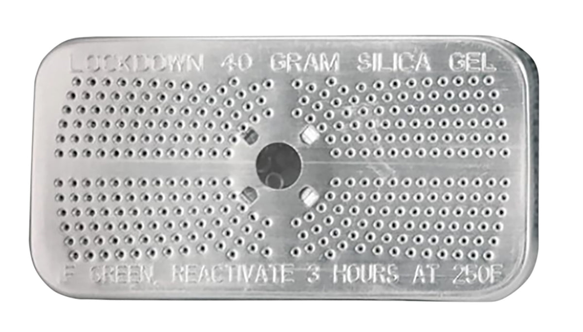 Lockdown 222555 Silica Gel 40 Grams Silver Prevents Rust and Mildew in Safes