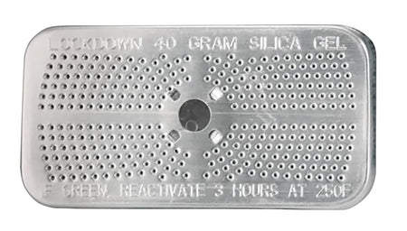 Lockdown 222555 Silica Gel 40 Grams Silver Prevents Rust and Mildew in Safes