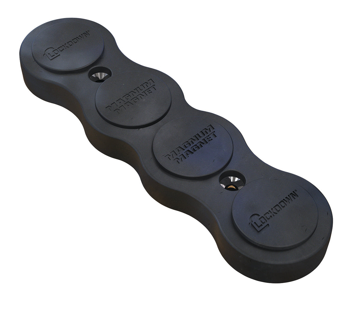 Lockdown 1097608 Magnum Concealment Magnet 75 lb Capacity Black Metal