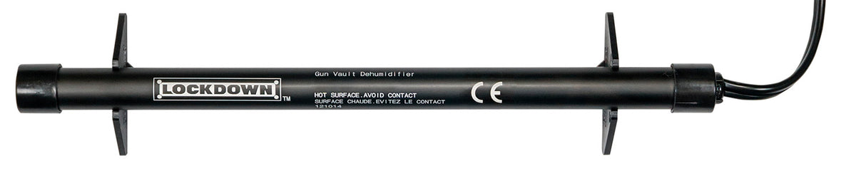 Lockdown 1071006 Gun Safe Dehumidifier Rod Black 12-Inch 110 Volt Outlet
