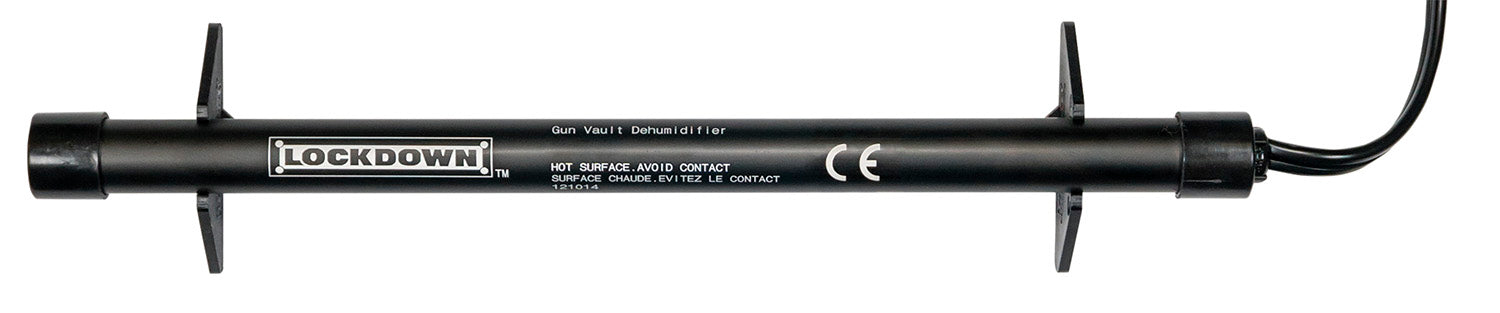 Lockdown 1071006 Gun Safe Dehumidifier Rod Black 12-Inch 110 Volt Outlet