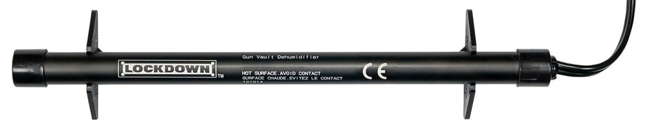 Lockdown 1071006 Gun Safe Dehumidifier Rod Black 12-Inch 110 Volt Outlet