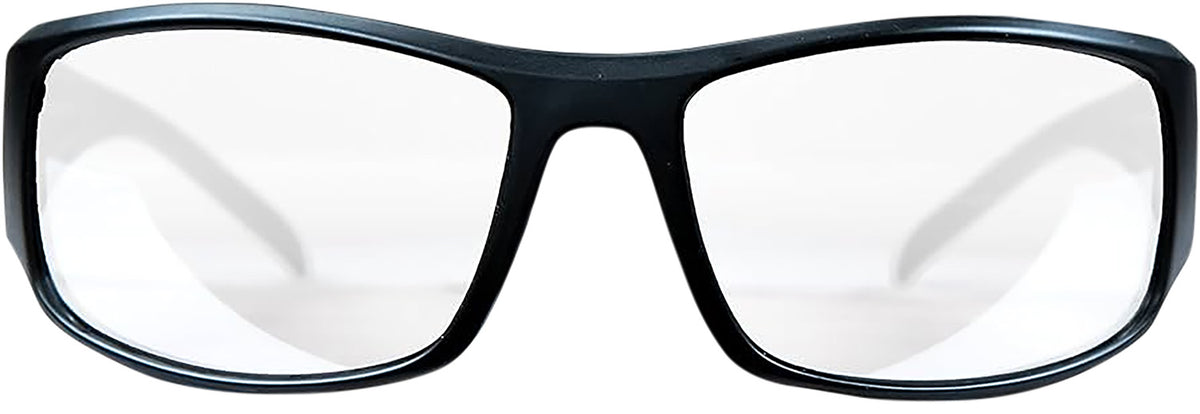 Smith & Wesson M&P Thunderbolt Shooting Glasses Adult Clear Mirror Lens Full Frame Black