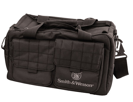 M&P Accessories 110013 Recruit Tactical Range Bag Large Black Nylon with Padded Carrying Strap