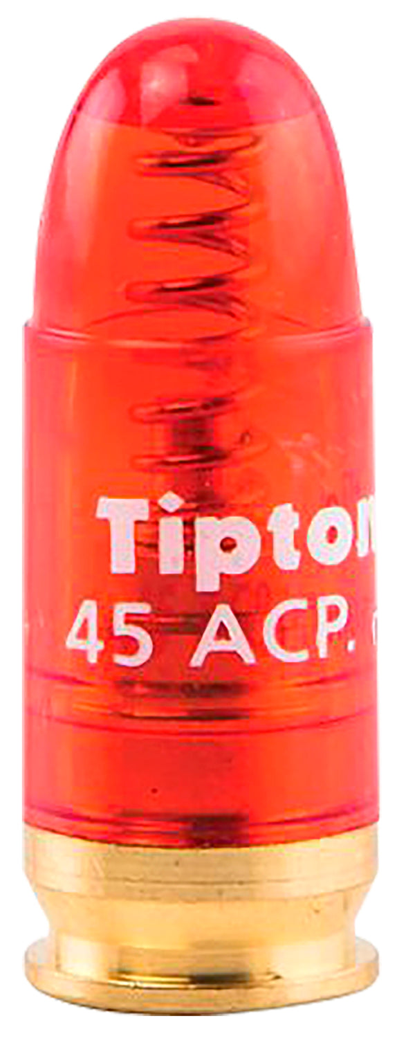 Tipton 146331 Snap Caps, .45 ACP, Translucent Red, Pack of 5