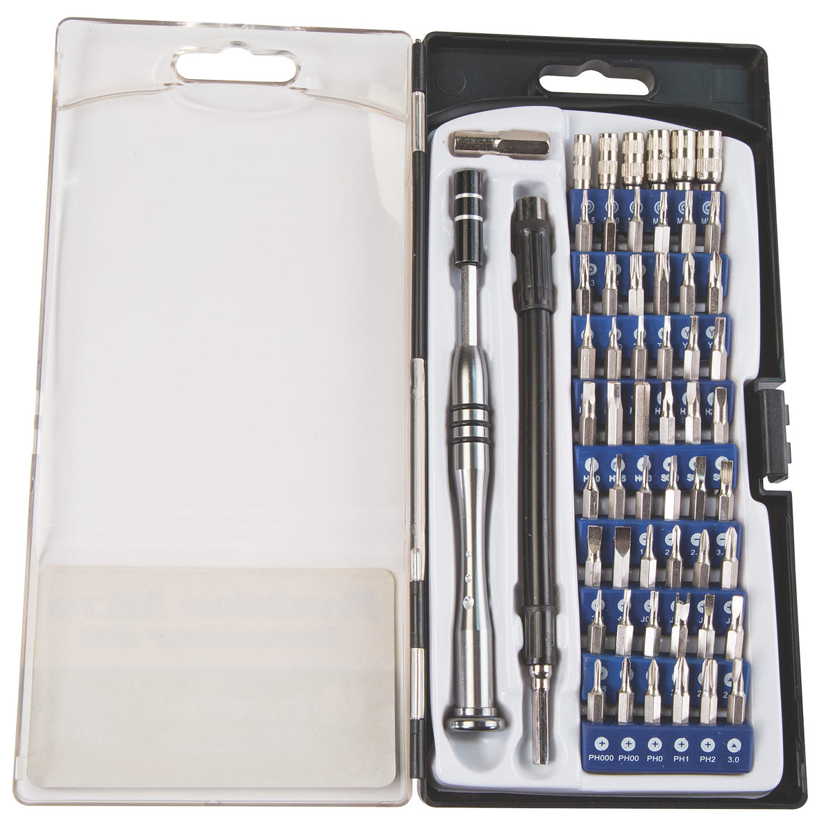 Wheeler 58-Piece Micro Screwdriver Set for Firearms and Optics, Chrome Plated Steel