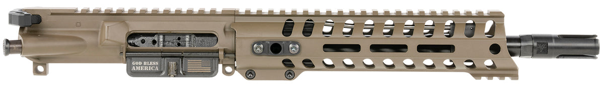 POF-USA Minuteman AR-15 Complete Upper 5.56x45mm 10.5" Nitride Patriot Brown Receiver 9in M-LOK Mid-Length Gas Block