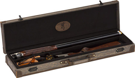 Browning O/U BT Shotgun Case 32" Dark Madera Wood Grain Combo Lock