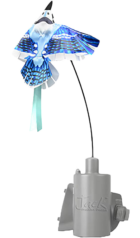 Foxpro FOXJACK5 FoxJack 5 Gray Motion Decoy with Blue Jay Topper for FOXPRO Digital Game Calls