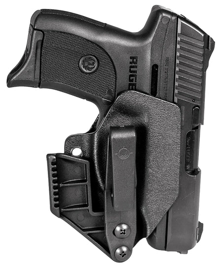 Mission First Tactical H2RUEC9AIWBM Ruger EC9/EC9s/LC9/LC9s Ambidextrous Black Polymer IWB Minimalist Holster