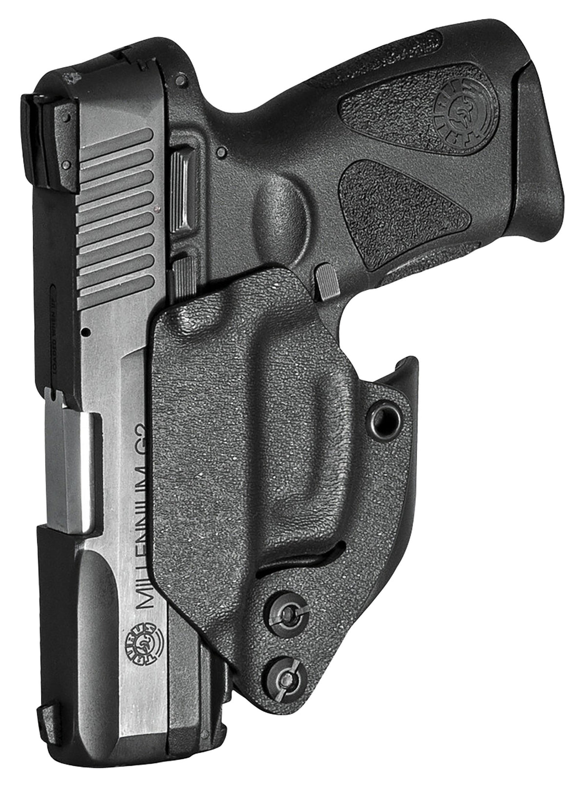 Mission First Tactical Ambidextrous IWB Minimalist Holster for Taurus G2 G2C G3 PT111 Black Polymer Belt Clip