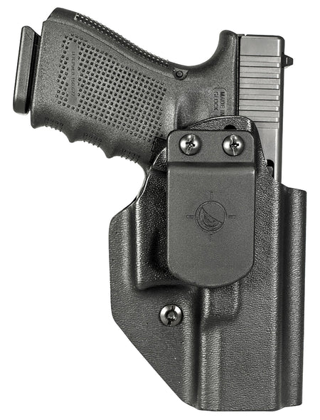 Mission First Tactical Ambidextrous IWB Appendix Holster Black Polymer for Glock 19 23 44 Belt Clip