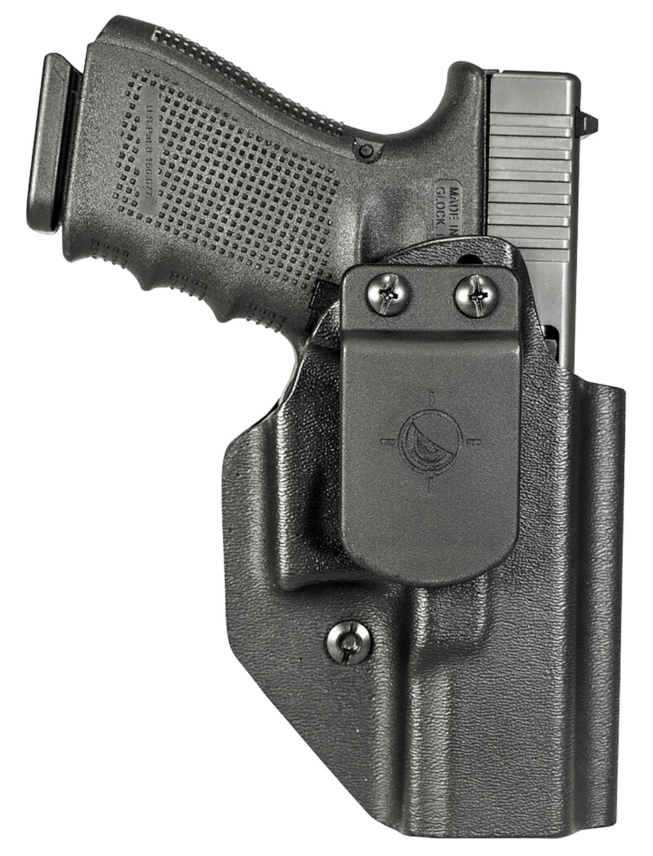 Mission First Tactical Ambidextrous IWB Appendix Holster Black Polymer for Glock 19 23 44 Belt Clip