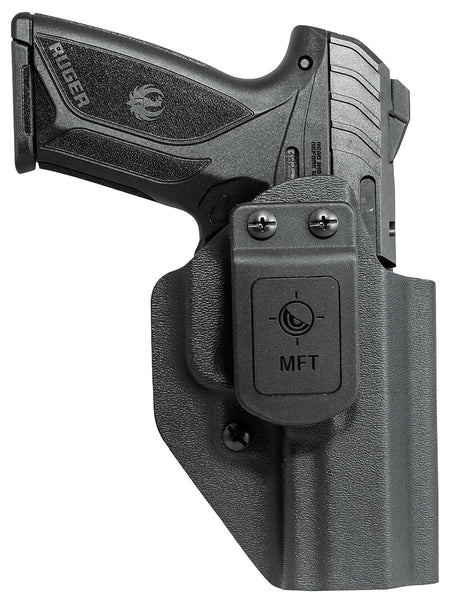 Mission First Tactical Ambidextrous IWB Appendix Holster Black Polymer for Ruger Security 9