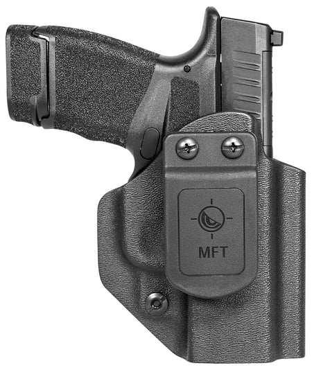 Mission First Tactical Ambidextrous Appendix Holster Black Polymer for Springfield Armory Hellcat Micro-Compact 9mm