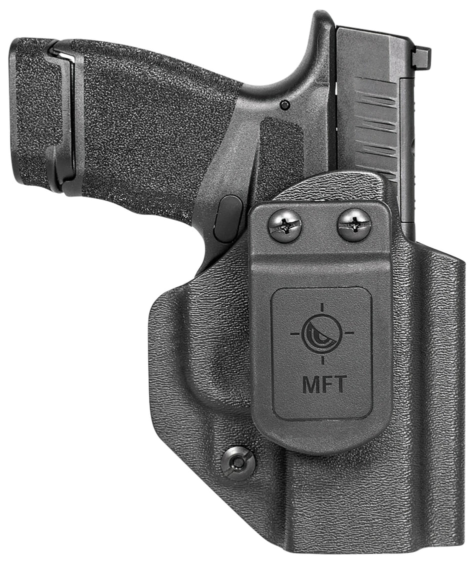 Mission First Tactical Ambidextrous Appendix Holster Black Polymer for Springfield Armory Hellcat Micro-Compact 9mm
