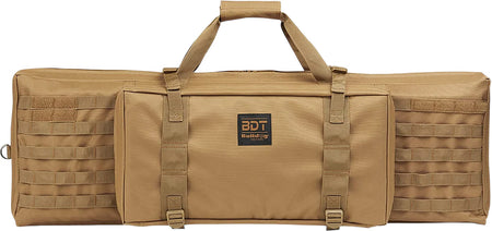 Bulldog BDT3038T 38-Inch Tan Nylon Tactical Single Rifle Bag Velcro Ties