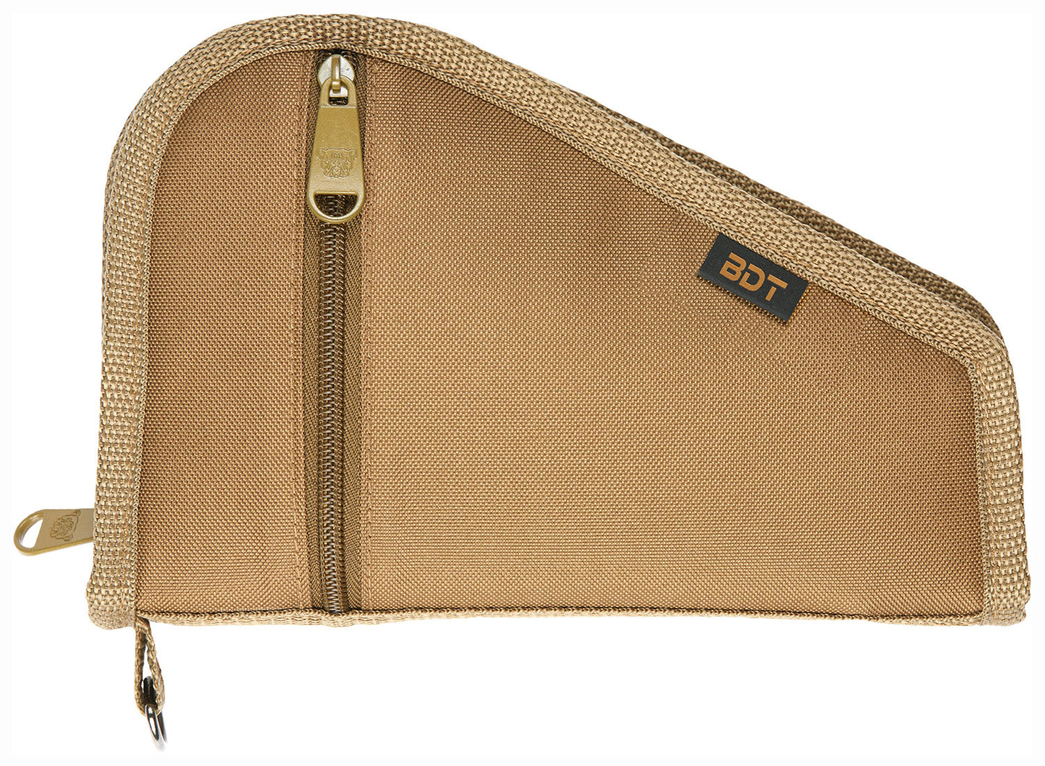 Bulldog BDT620T 12-Inch Tan Nylon Deluxe Pistol Case with Accessory Pocket and Barrel Sleeve