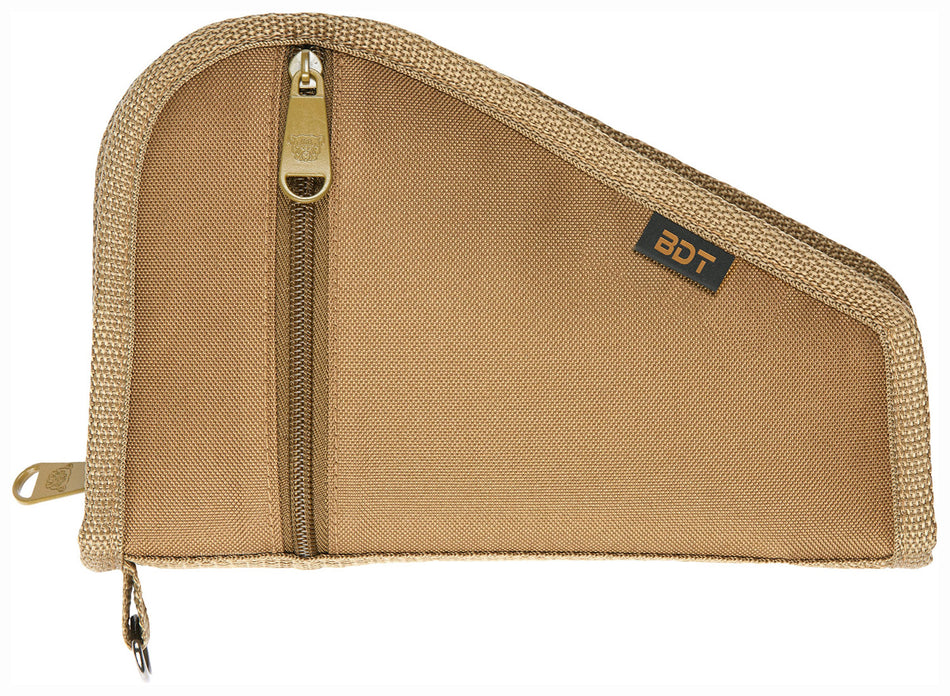 Bulldog BDT620T 12-Inch Tan Nylon Deluxe Pistol Case with Accessory Pocket and Barrel Sleeve