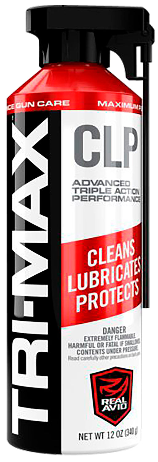 Real Avid Tri-Max 12 oz CLP Aerosol All-in-One Gun Cleaning and Maintenance Solution