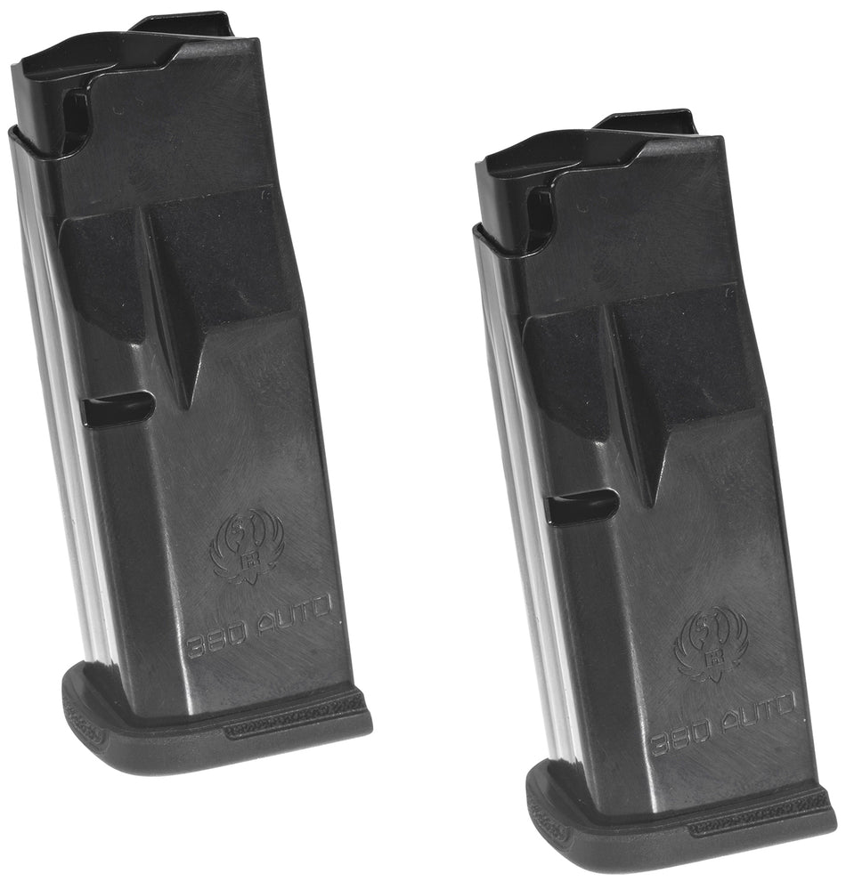Ruger 90735 .380 ACP 10rd LCP Max Blued Steel Magazine 2-Pack
