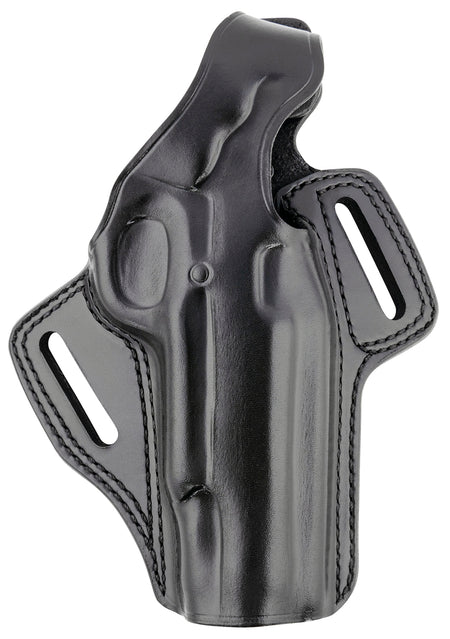 Galco FL212RB Fletch High Ride OWB Black Leather Holster Fits 1911 Right Hand