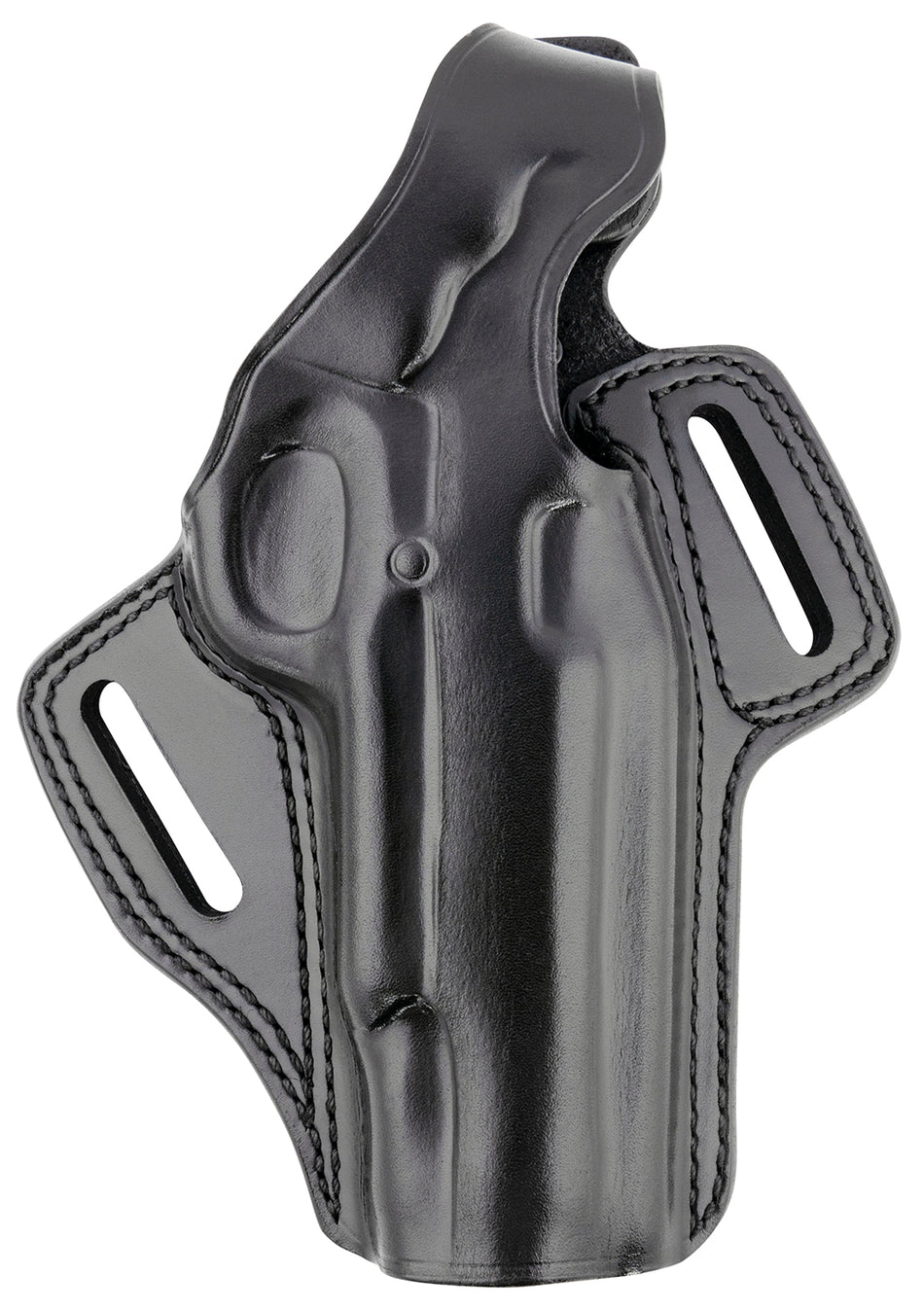 Galco FL212RB Fletch High Ride OWB Black Leather Holster Fits 1911 Right Hand