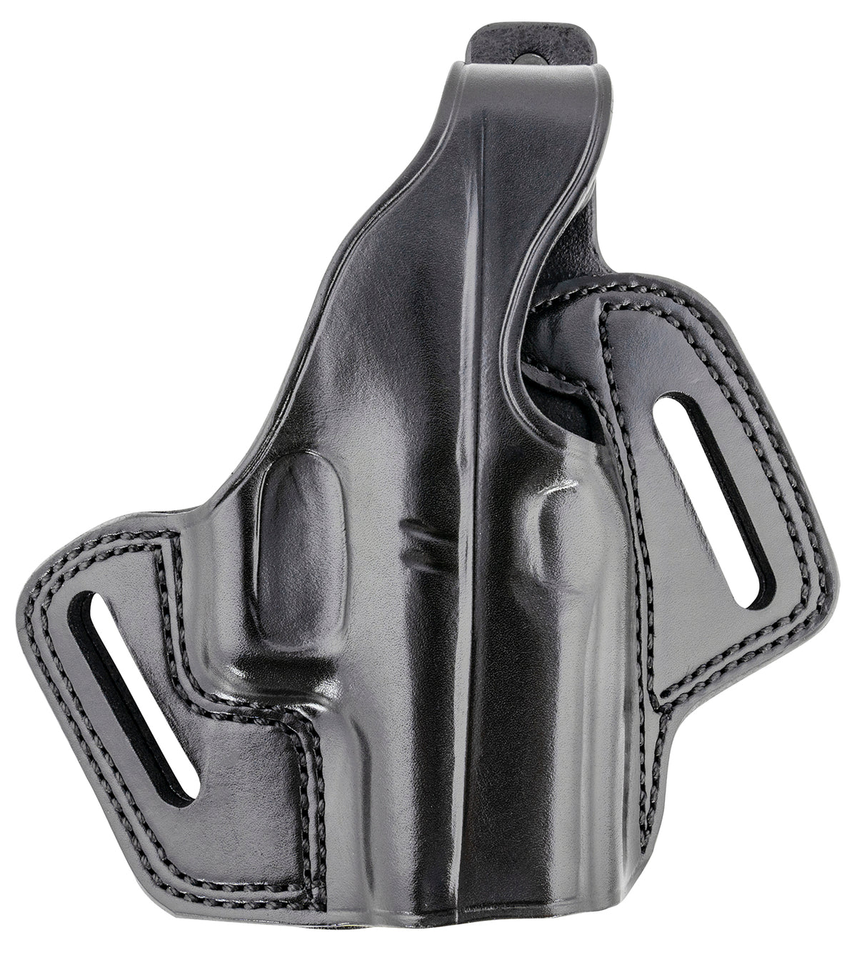 Galco FL800RB Fletch High Ride OWB Black Leather Holster Glock 43 43X Springfield Hellcat Right Hand