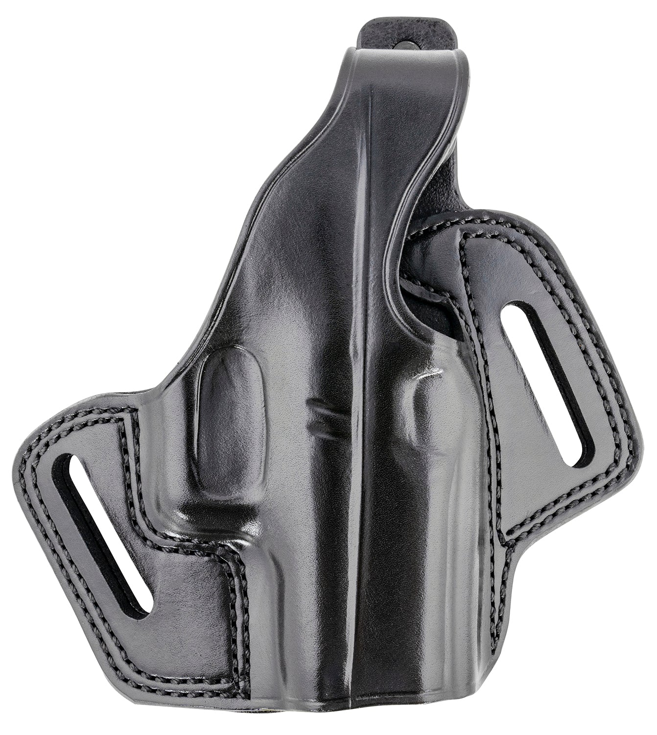 Galco FL800RB Fletch High Ride OWB Black Leather Holster Glock 43 43X Springfield Hellcat Right Hand