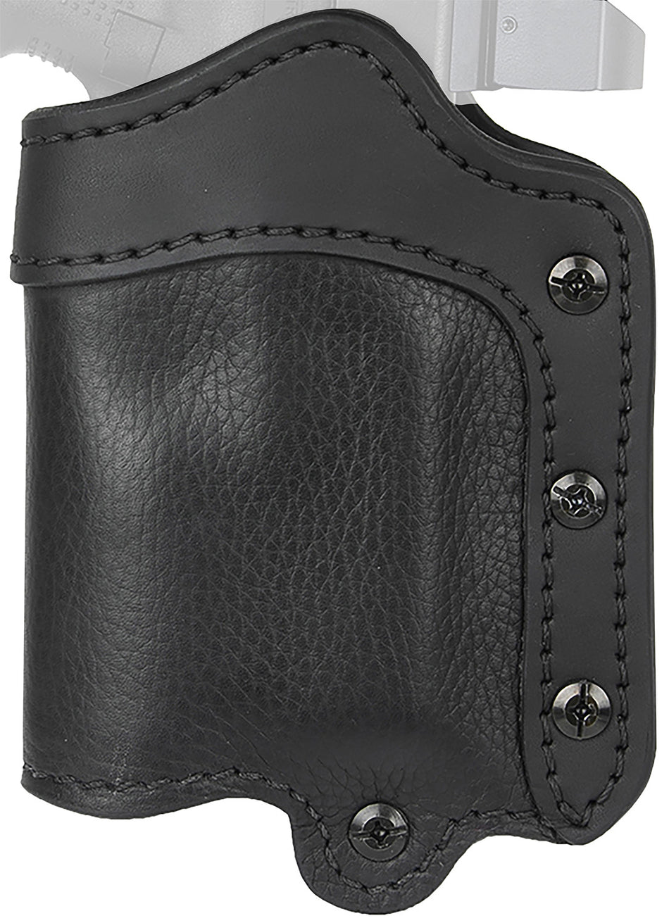 1791 Gunleather Ultra Custom Memory-Lok Light Bearing OWB Holster Size 2.1 Night Sky Black Leather - M&P Shield RH