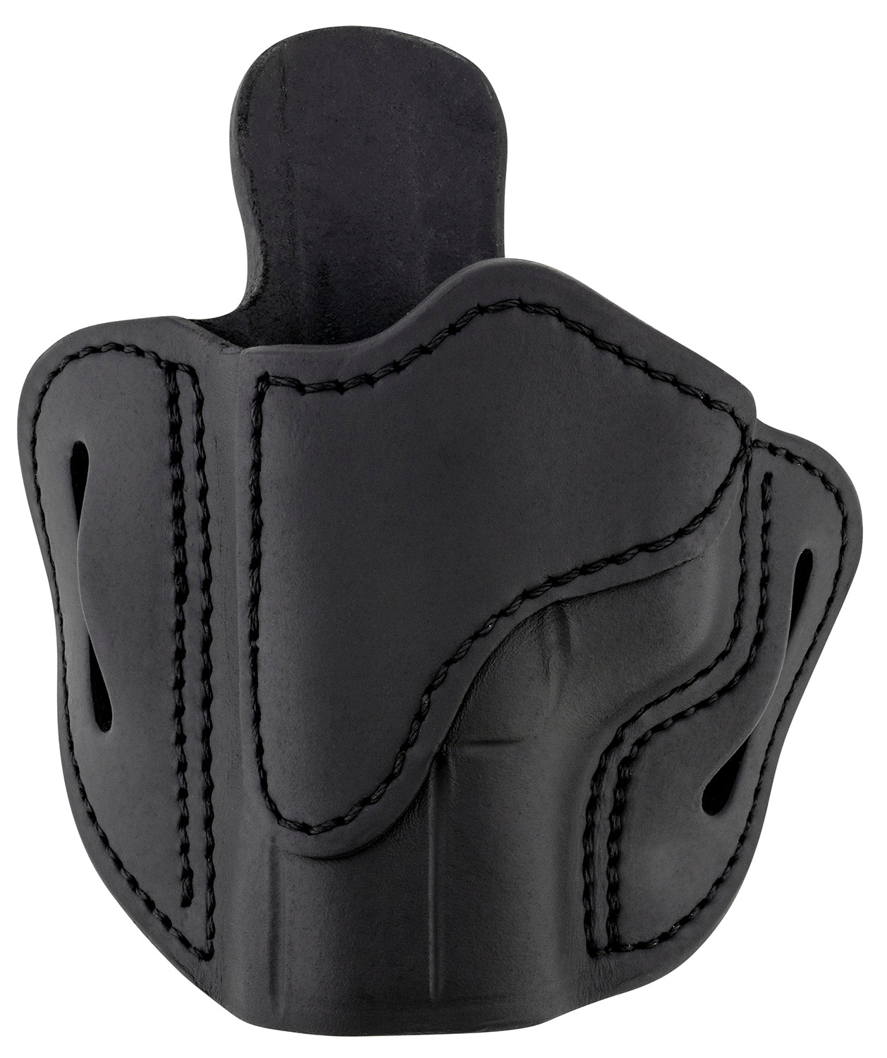 1791 Gunleather OR-BH2.1 Optic Ready OWB Holster Size 2.1 Stealth Black Leather - Glock 17/M&P Shield LH