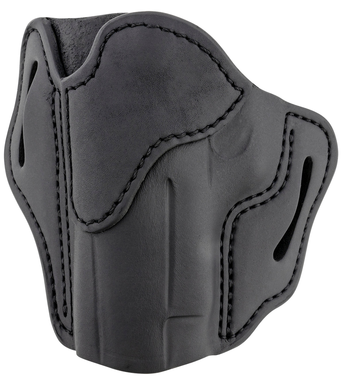 1791 Gunleather ORBH23SBLL BH2.3 Optic Ready Belt Holster Size 2.3 Stealth Black Leather, Left Hand - Fits Glock 17 and S&W M&P Shield