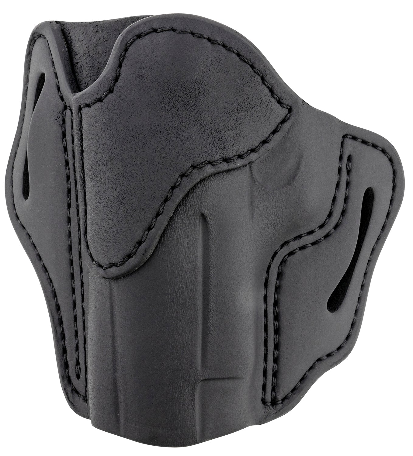 1791 Gunleather ORBH23SBLL BH2.3 Optic Ready Belt Holster Size 2.3 Stealth Black Leather, Left Hand - Fits Glock 17 and S&W M&P Shield