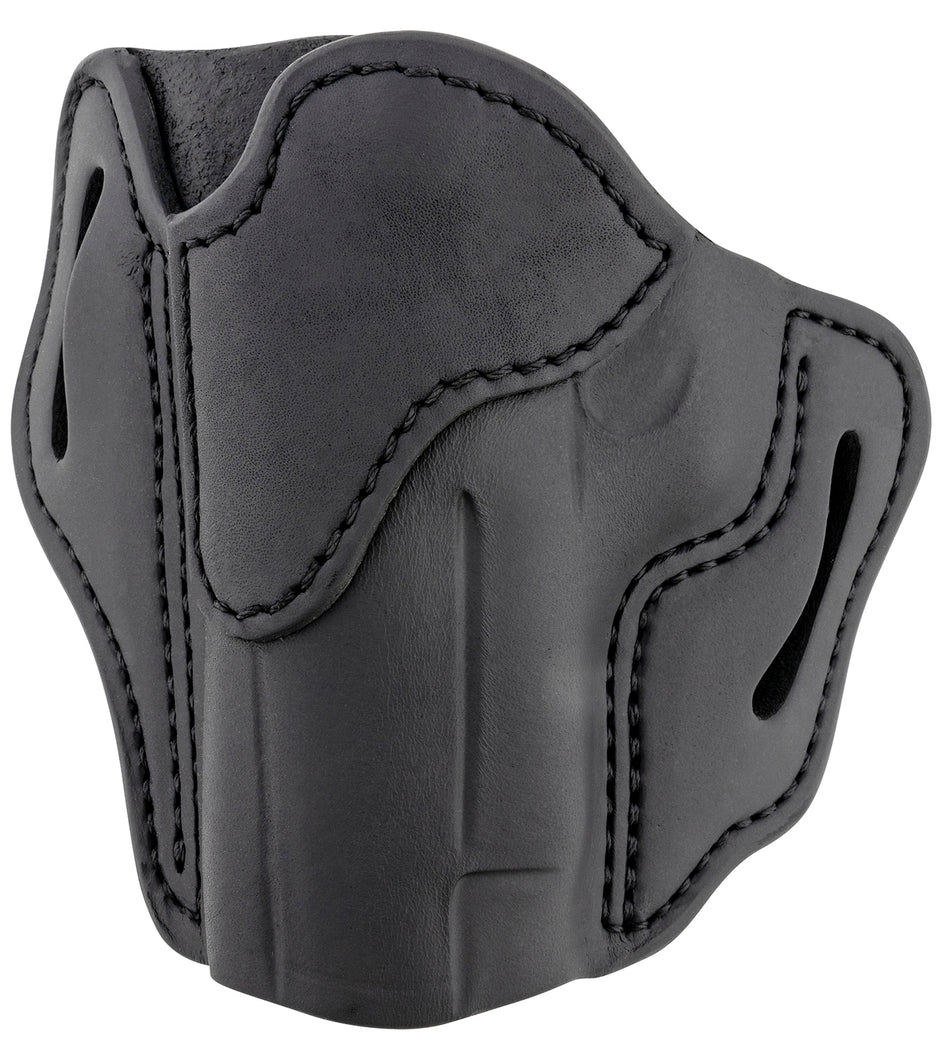 1791 Gunleather ORBH23SBLL BH2.3 Optic Ready Belt Holster Size 2.3 Stealth Black Leather, Left Hand - Fits Glock 17 and S&W M&P Shield