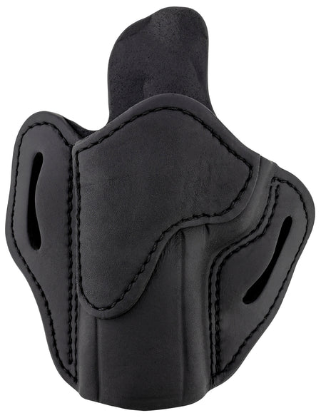 1791 Gunleather ORBH24SBLL BH2.4 Optic Ready Belt Holster Size 2.4 Stealth Black Leather, Left Hand - Fits Walther PPQ and Sig P320