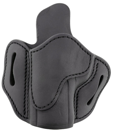 1791 Gunleather ORBH24SSBLL BH2.4S Optic Ready Belt Holster Size 2.4S Stealth Black Leather, Left Hand - Fits FN 509 and HK VP9SK